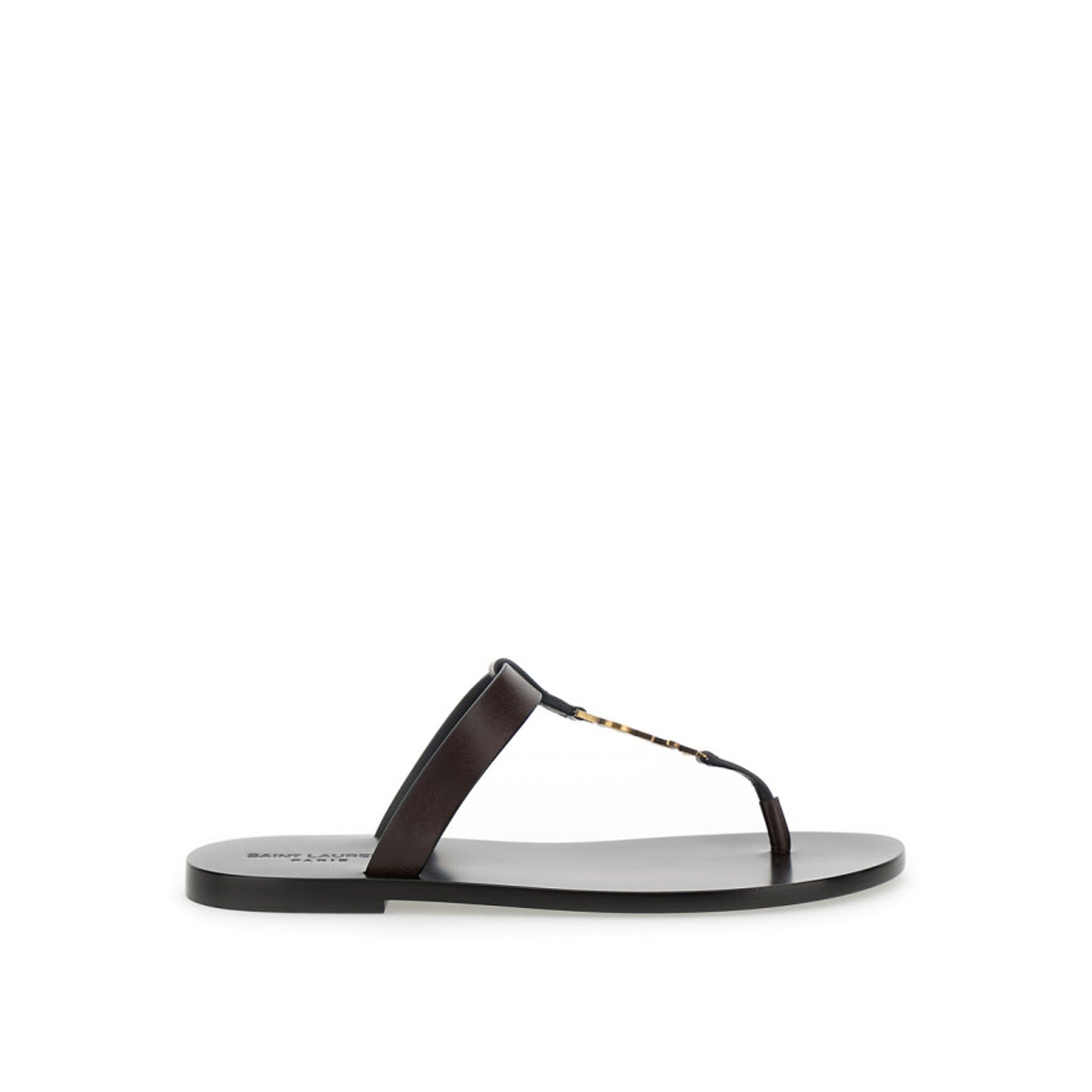 Saint Laurent Cassandre 05 Flat Sandals – modesese