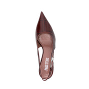 Paris Texas Jessica Leather Slingback Pumps