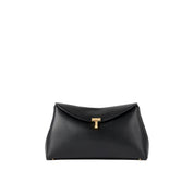 Toteme T-Lock leather clutch Bag