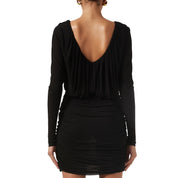 Saint Laurent Mini Draped Dress