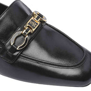 Stuart Weitzman Signature Square Leather Loafers
