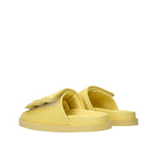 Gia Borghini Leather Slippers