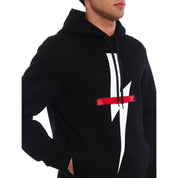 Neil Barrett Logo Hooded Sweatshirt