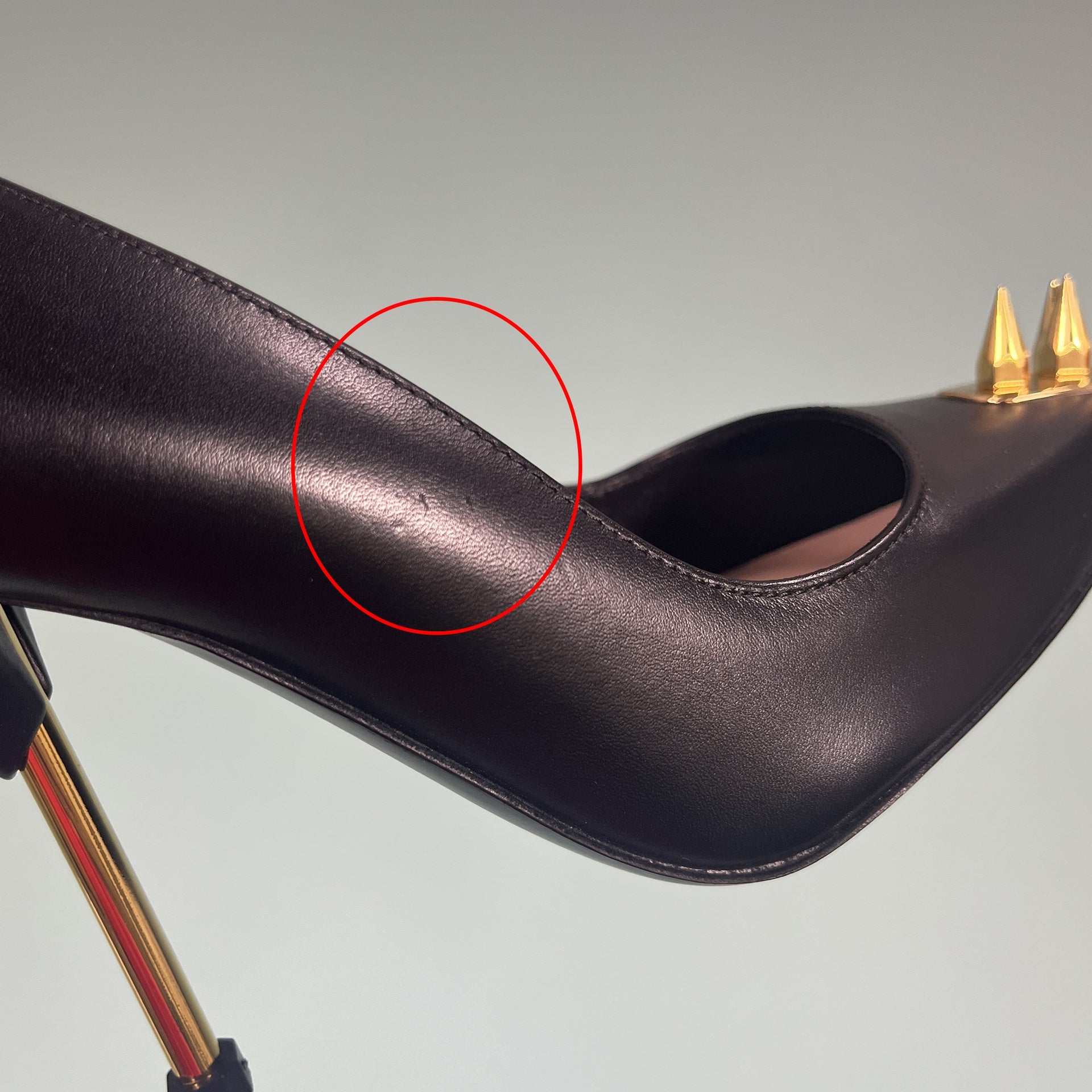 Alexander McQueen Punk Studs 105 Leather Pumps