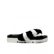 Stuart Weitzman Fur Slippers
