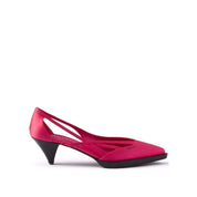 Prada 55mm Satin Cut-Out Pumps