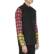 Comme Des Garçons Checked Sleeve Shirt