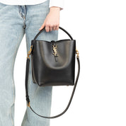 Saint Laurent Le 37 Small Leather Bucket Bag