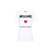 Moschino Couture In Love We Trust T-Shirt - WOMEN CLOTHING - MOSCHINO COUTURE - Tluxy New