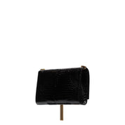 Saint Laurent Kate Medium Tassel Crocodile Embossed Leather Bag