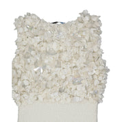 Blumarine Flower-Applique Mini Dress