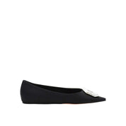 Amina Muaddi Camellia Ballerina Flats