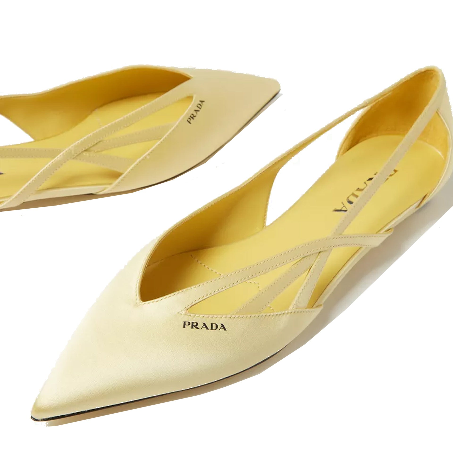 Prada Satin Ballerina Flats - WOMEN SHOES - PRADA - T.Luxy