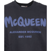 Alexander Mcqueen Cotton Logo Sweatshirt