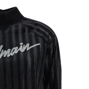 Balmain High-Neck Logo Sweater