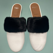 Givenchy Bedford Fur Trim Mules