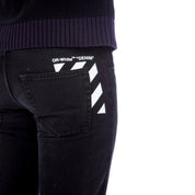 Off-White Cotton Denim Jeans
