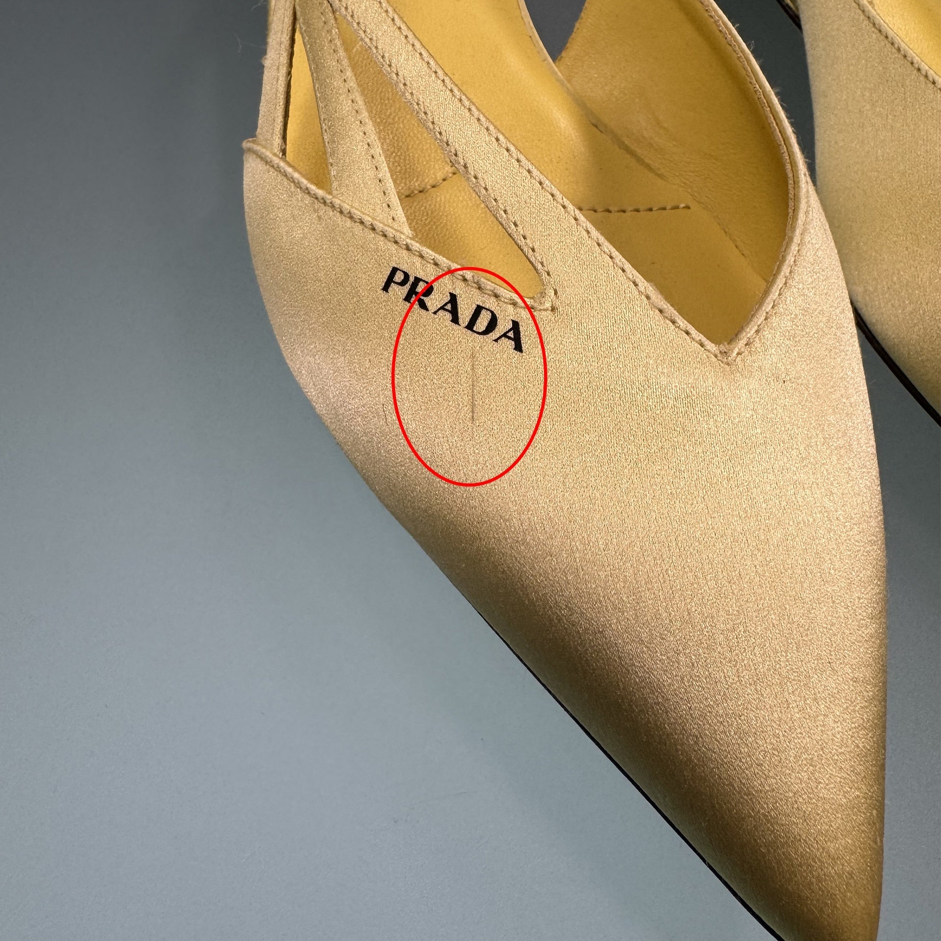 Prada Satin Ballerina Flats