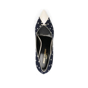 Saint Laurent Lola Polka Dot-Print Pumps