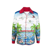 Casablanca Ping Pong Club Sunrise Quilted Jacket