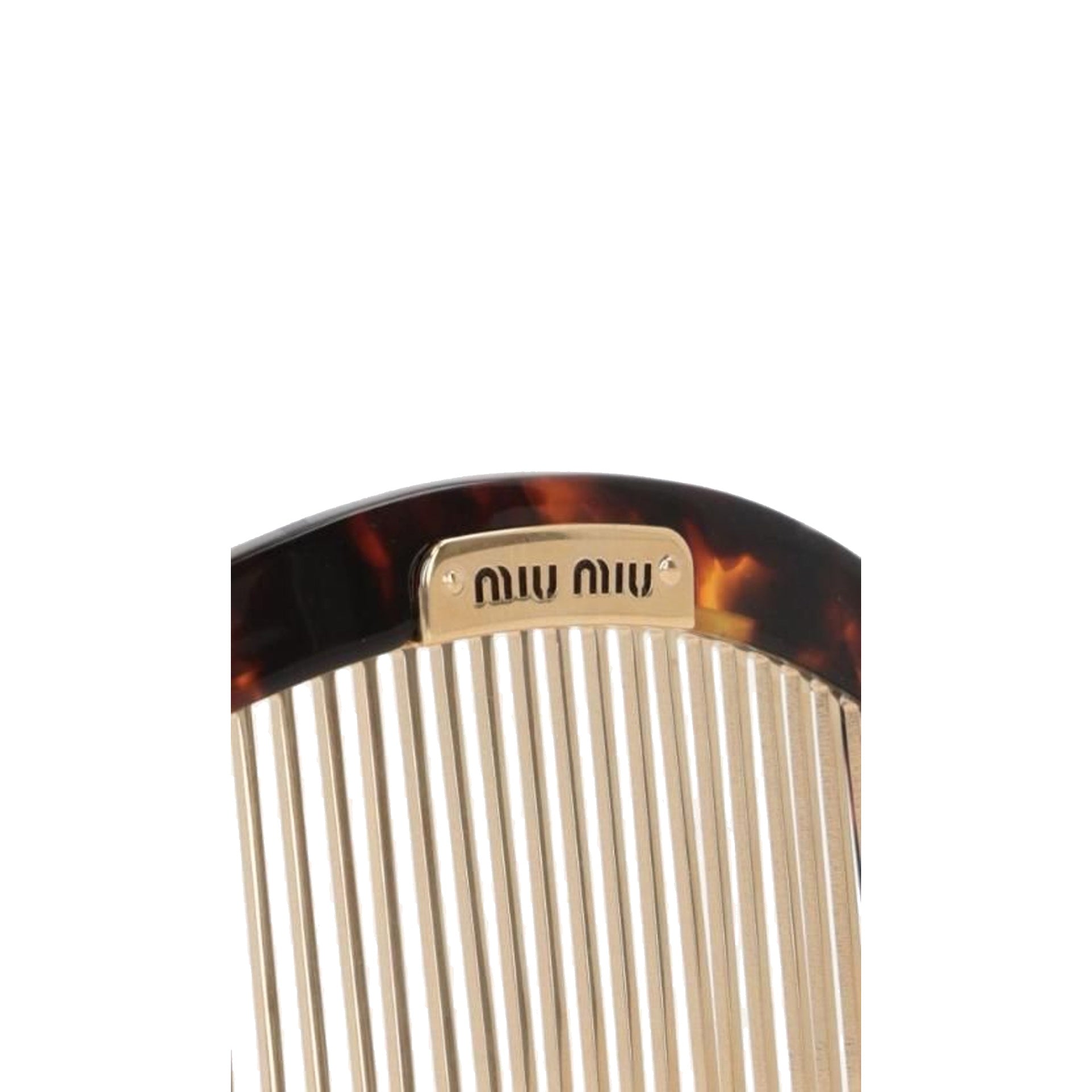 Miu Miu Hair Tortoiseshell Hair Comb - WOMEN ACCESSORIES - MIU MIU - T.Luxy