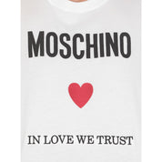 Moschino Couture In Love We Trust T-Shirt - WOMEN CLOTHING - MOSCHINO COUTURE - Tluxy New
