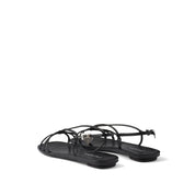 Prada Leather Flat Sandals