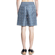Fendi Printed Silk Shorts