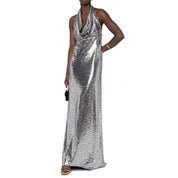 Blanca Vita Sequin-Embellished Long Dress