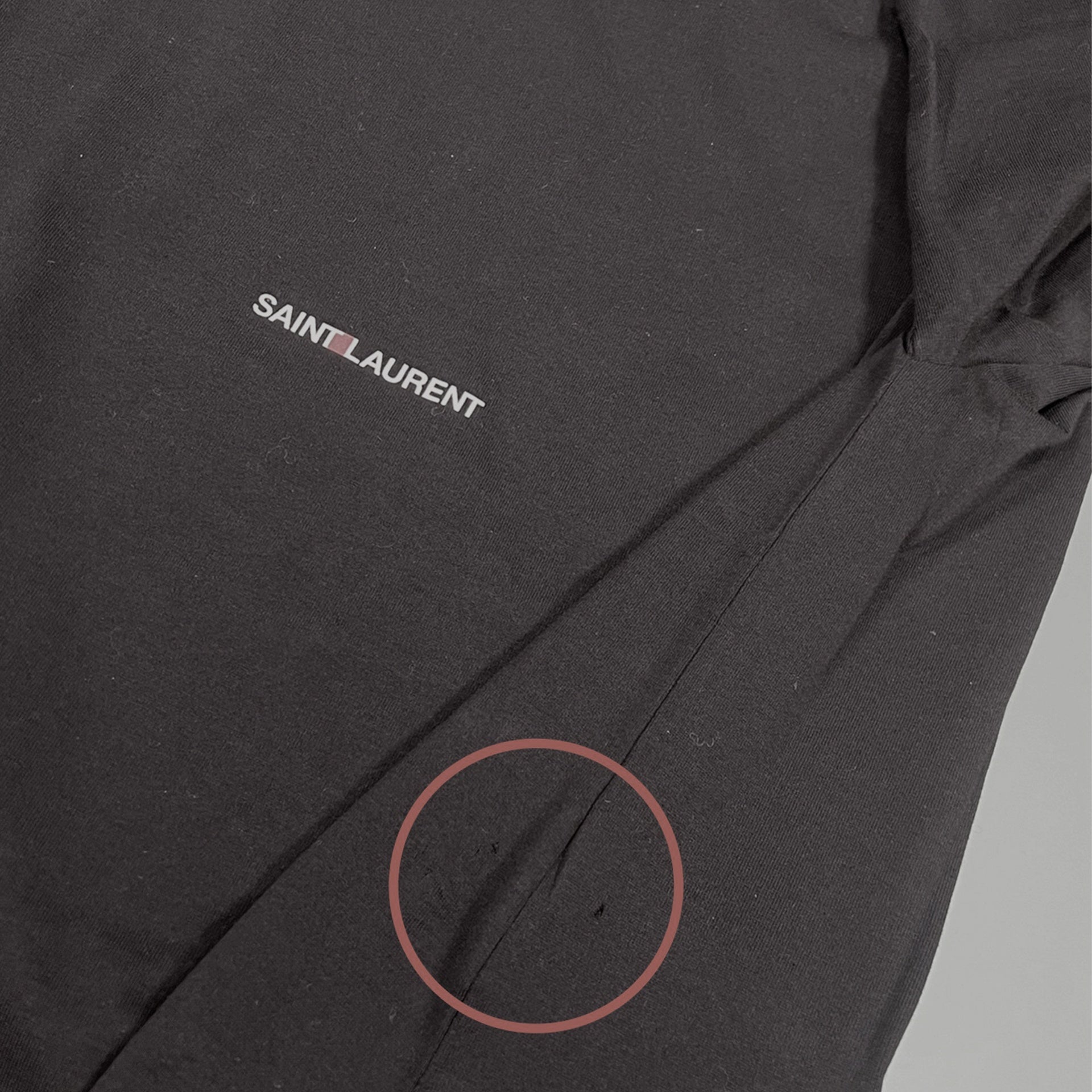 Saint Laurent Cotton Logo T-Shirt