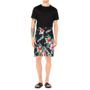 Moschino Floral Print Silk Shorts