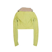 Rick Owen Leather Jacket - WOMEN CLOTHING - RICK OWENS - Tluxy New