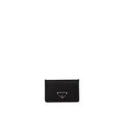 Prada Nylon And Leather Card Holder