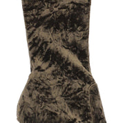 Saint Laurent Talia Velvet Boots