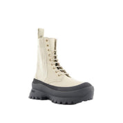 Stella McCartney Chelsea Knit Lace-Up Trace Boots