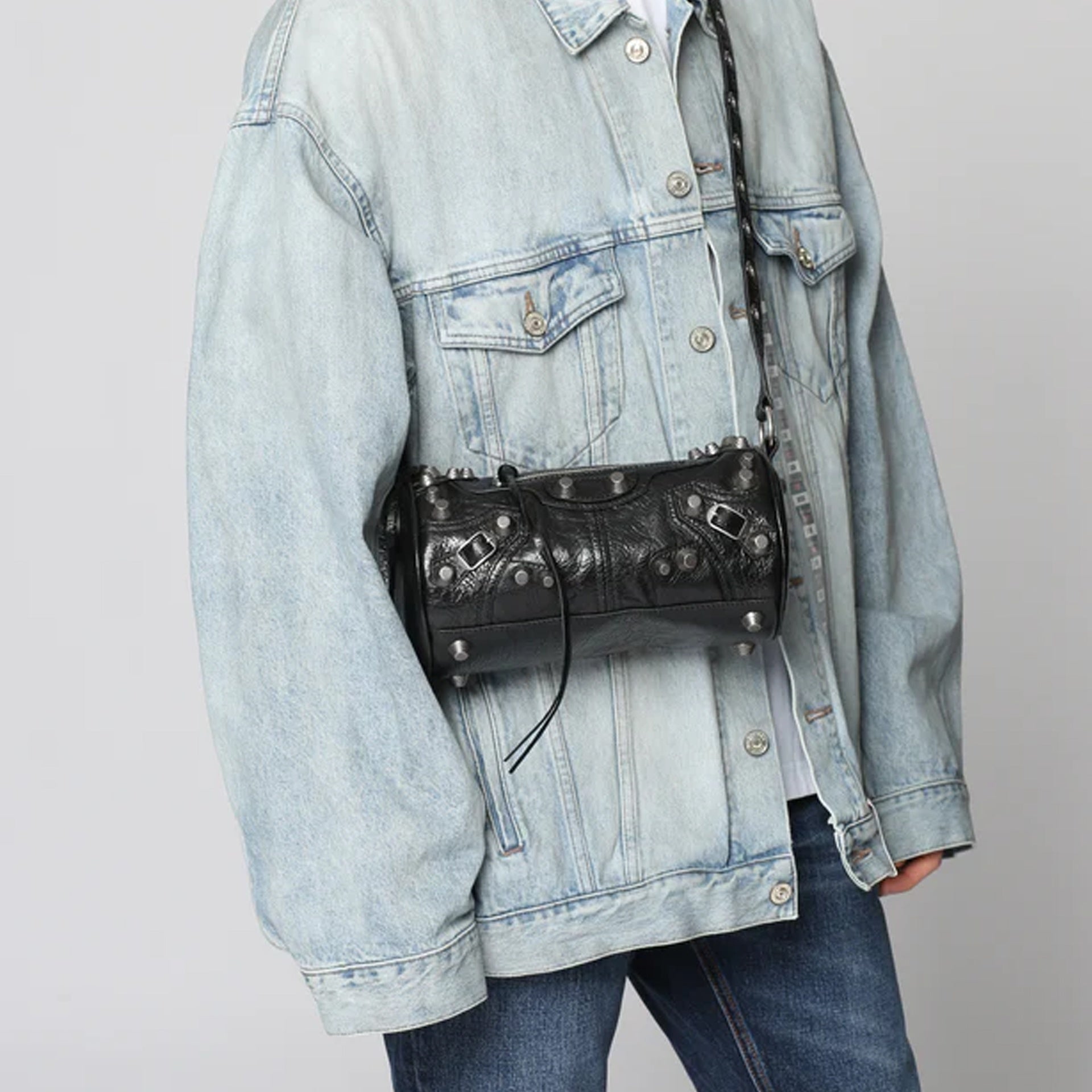 Balenciaga Le Cagole Cylindrical Shoulder Bag