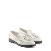 Jimmy Choo Addie Pearl Leather Loafers