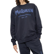 Alexander Mcqueen Cotton Logo Sweatshirt