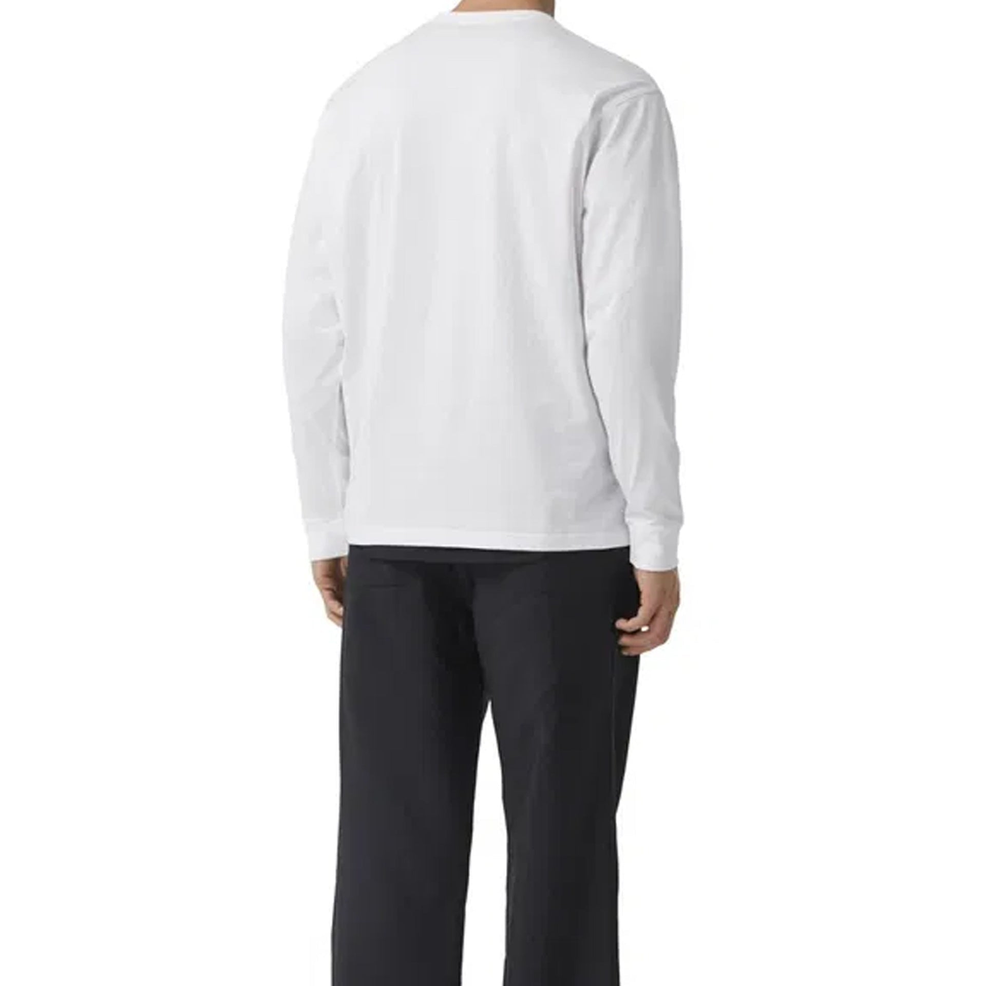 Burberry Cut - Out Sleeve Shark Graphic T-shirt - MEN CLOTHING - BURBERRY - Tluxy New