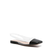 Gianvito Rossi Plexi Slingback Flats