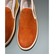 Sergio Rossi Leather Slip-On Sneakers