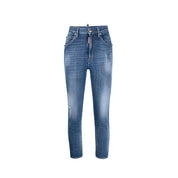 Dsquared2 Coton Denim Cropped Jeans