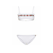 Gucci Web Print Bikini Set