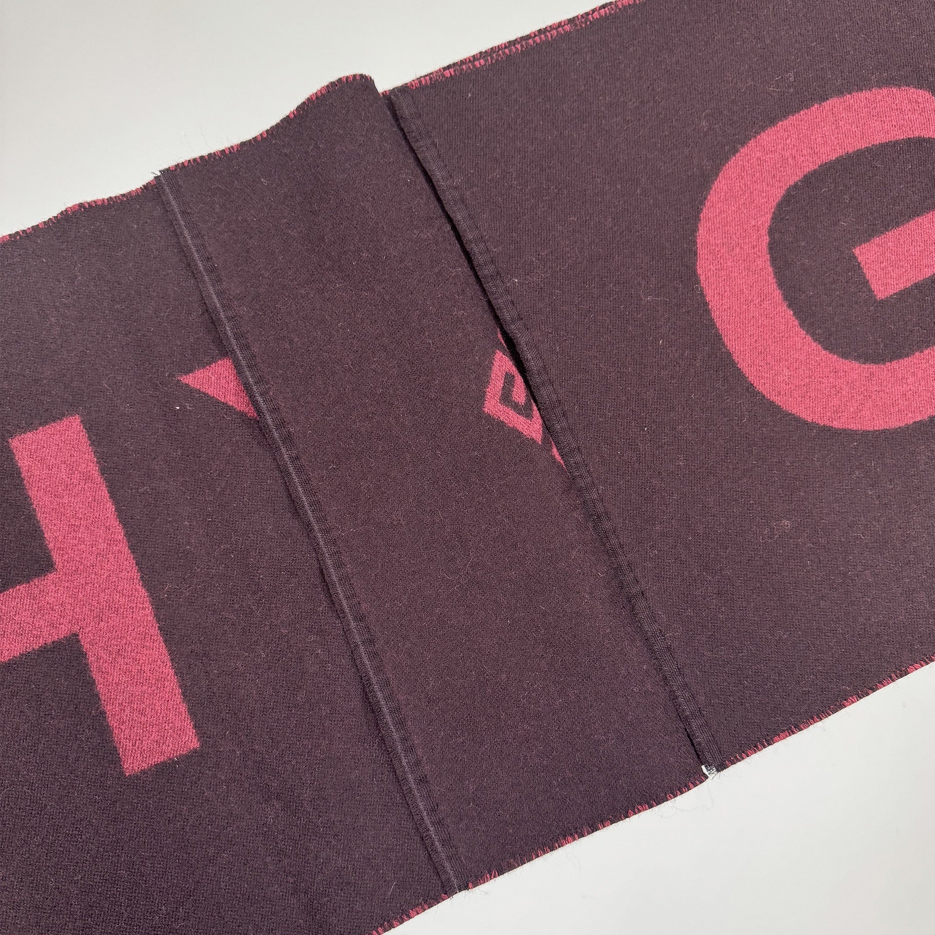 Givenchy Wool Logo Scarf