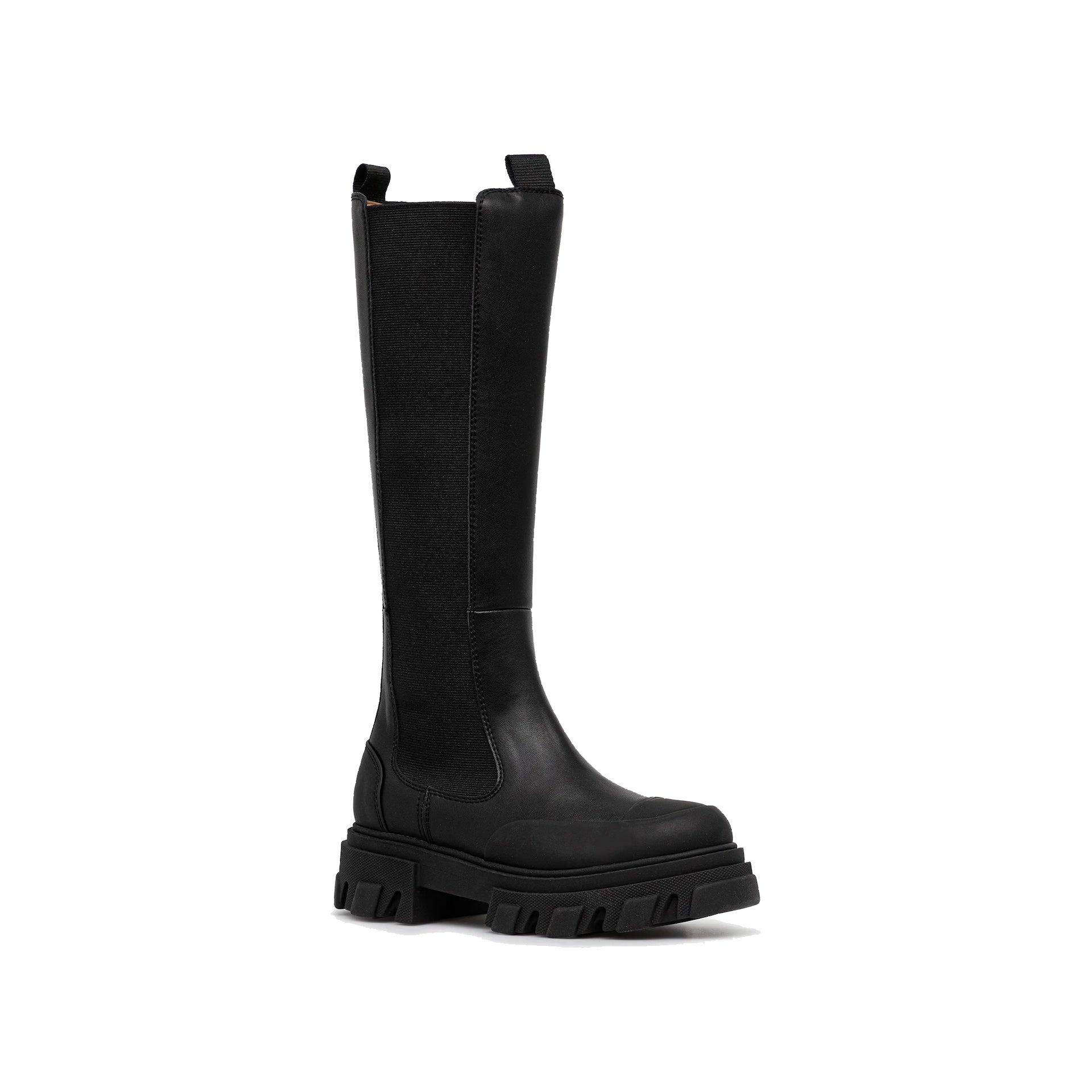 GANNI Cleated High Chelsea Boots – modesese