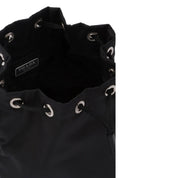 Prada Nylon and Leather Drawstring Pouch