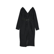 Blumarine Deep V-neck Dress