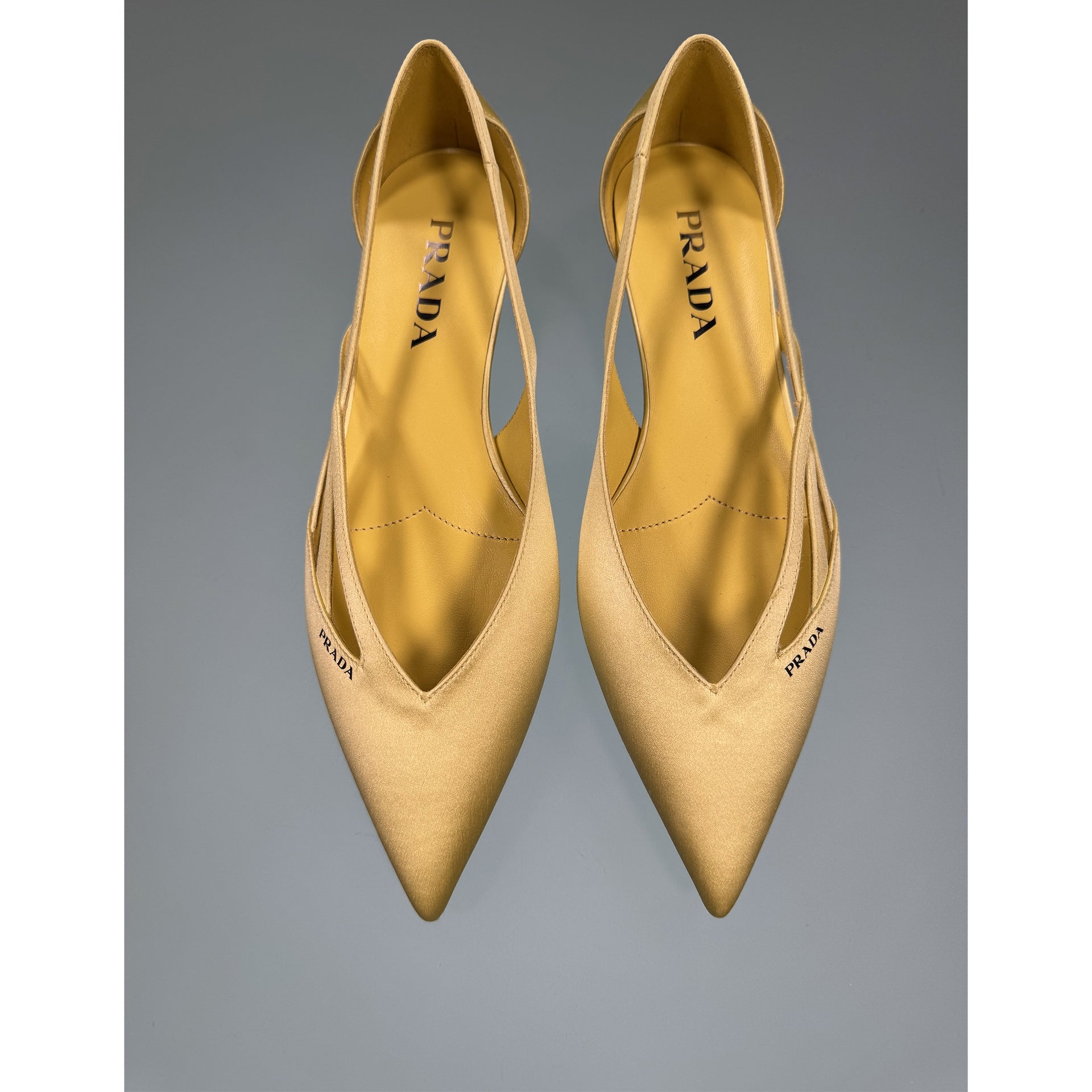 Prada Satin Ballerina Flats