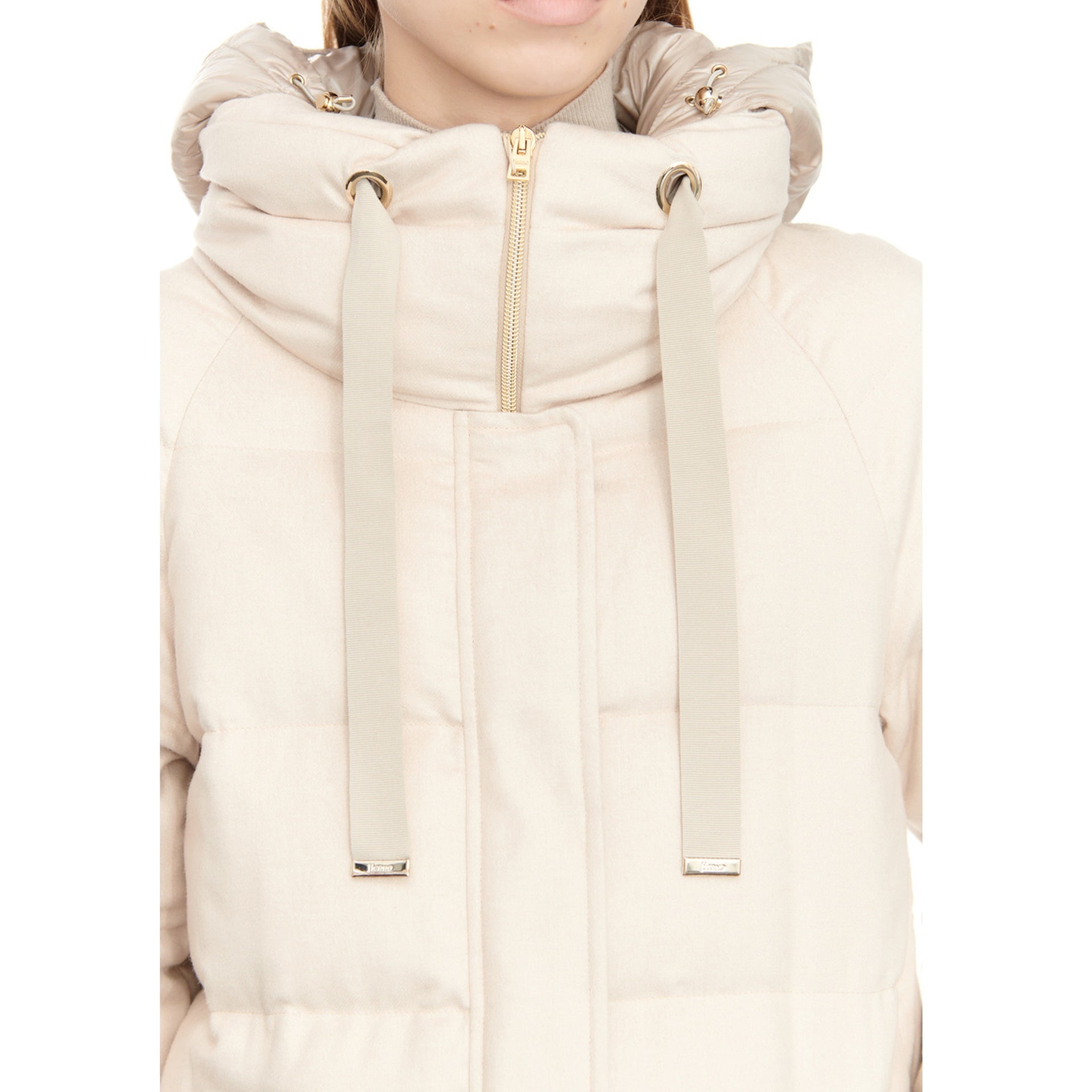 HERNO Silk And Cashmere Padded Coat