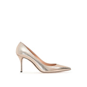 Sergio Rossi Godiva 090 Crack Mirror Leather Pumps